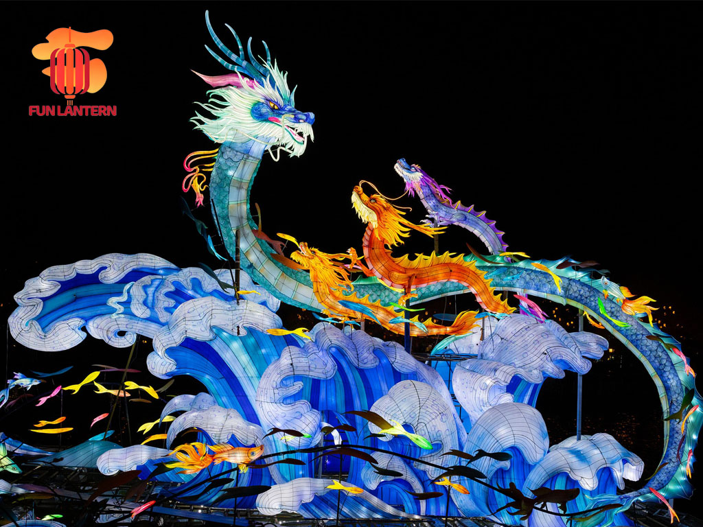 Immersive Lantern Light Festival in The Outdoor Night