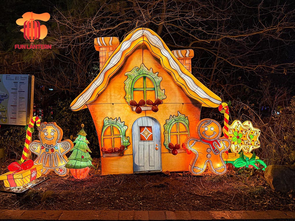 Winter Wonder Land Christmas Lights Chinese Lanterns