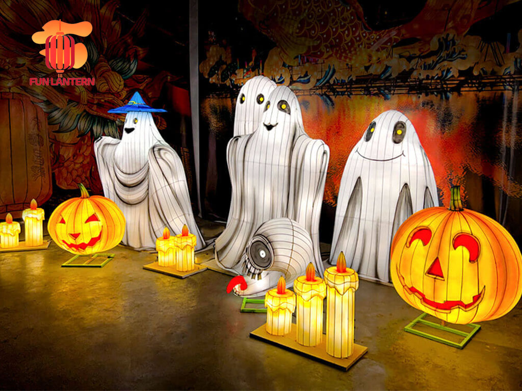 Flying Ghost for Halloween Illumination Night Decoration
