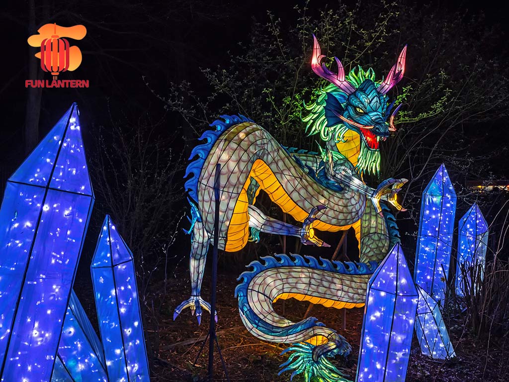 China Light Lantern Festival in Winter Night