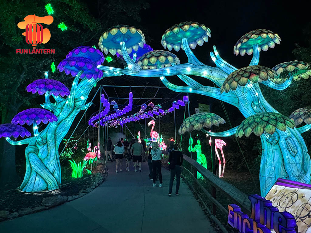 Chinese Lantern Manufacturer - Enchanted Forest Light Archway