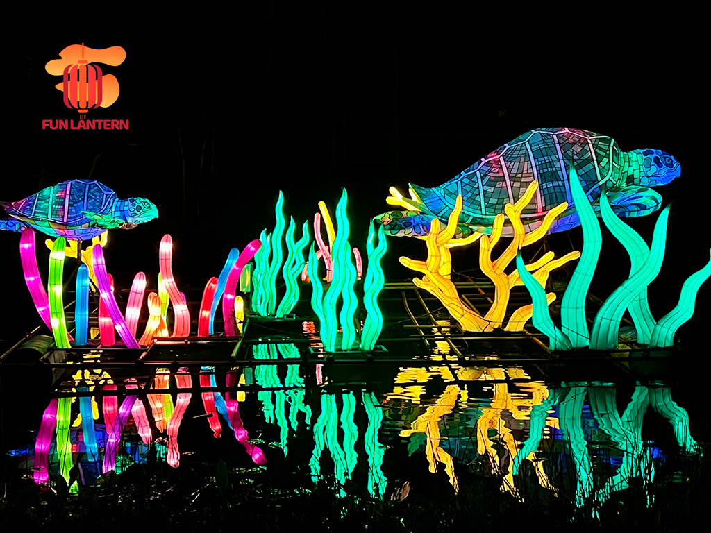 Underwater Turtle Reef Scene for Lantern Festival Europe